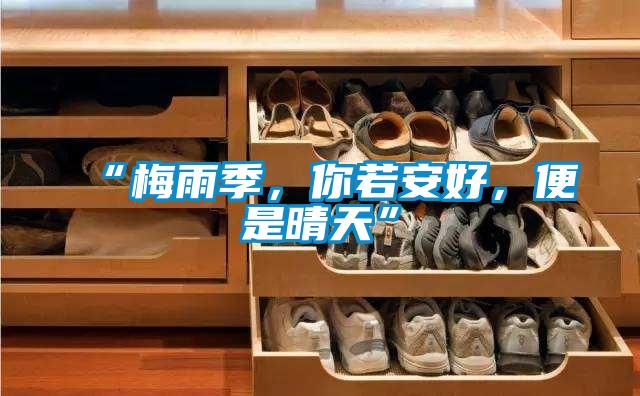 “梅雨季，你若安好，便是晴天”