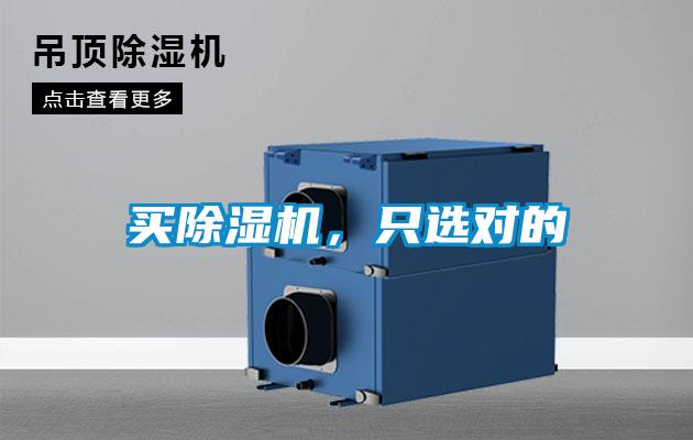 買除濕機，只選對的