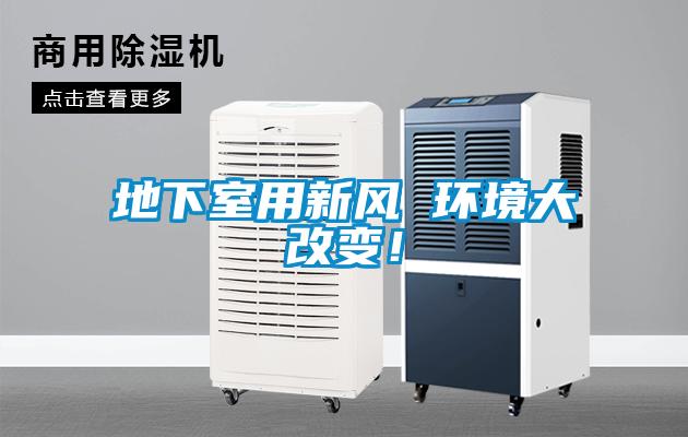 地下室用新風(fēng) 環(huán)境大改變！