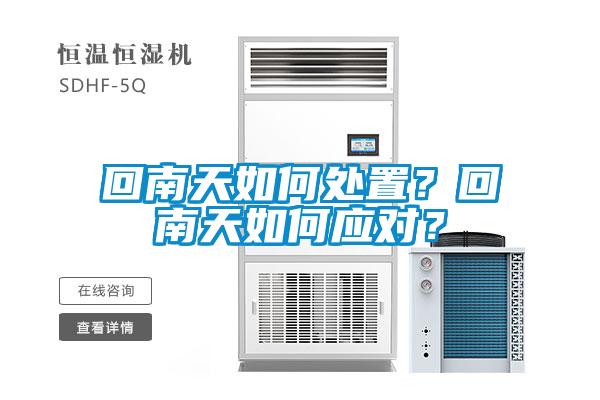 回南天如何處置？回南天如何應(yīng)對？