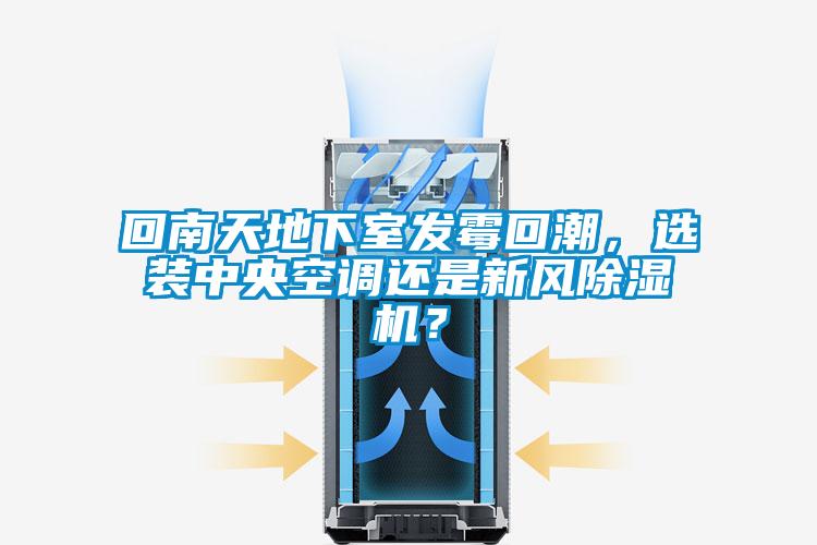 回南天地下室發(fā)霉回潮，選裝中央空調(diào)還是新風(fēng)除濕機(jī)？