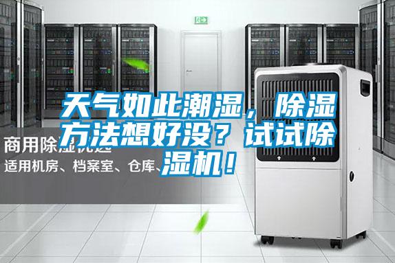 天氣如此潮濕，除濕方法想好沒(méi)？試試除濕機(jī)！