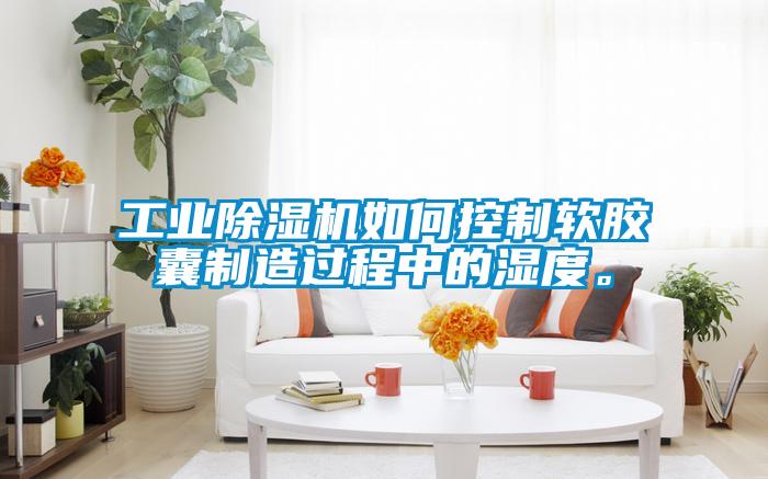 工業(yè)除濕機(jī)如何控制軟膠囊制造過程中的濕度。