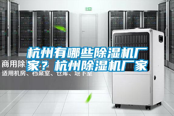 杭州有哪些除濕機(jī)廠家？杭州除濕機(jī)廠家