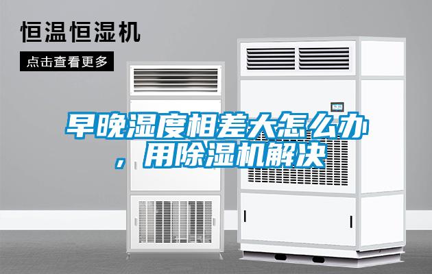 早晚濕度相差大怎么辦，用除濕機解決