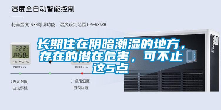 長期住在陰暗潮濕的地方，存在的潛在危害，可不止這5點
