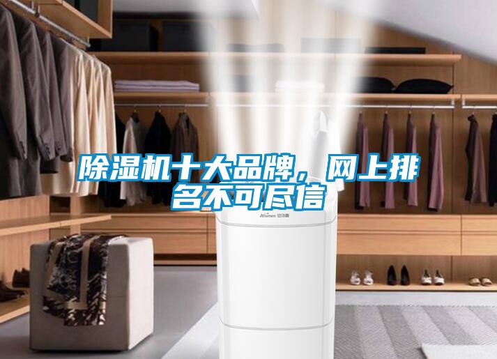 除濕機(jī)十大品牌，網(wǎng)上排名不可盡信