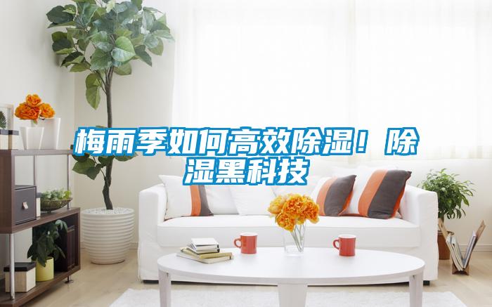 梅雨季如何高效除濕！除濕黑科技