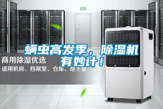 螨蟲高發(fā)季，除濕機(jī)有妙計！