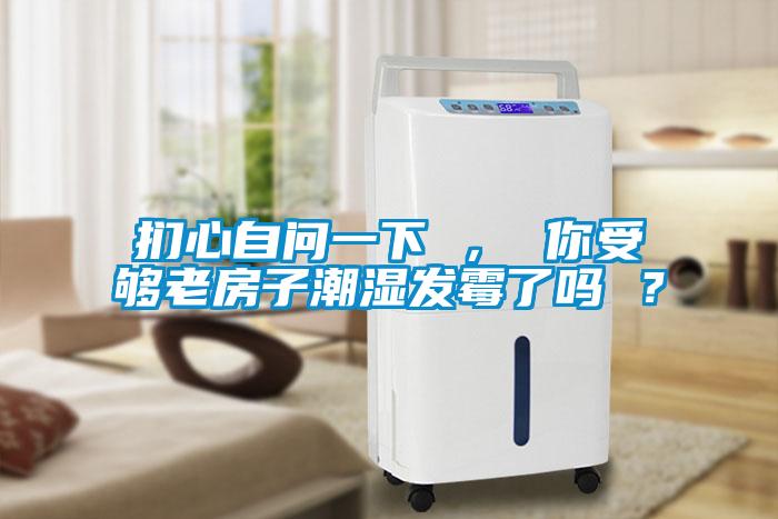 捫心自問一下 ， 你受夠老房子潮濕發(fā)霉了嗎 ？