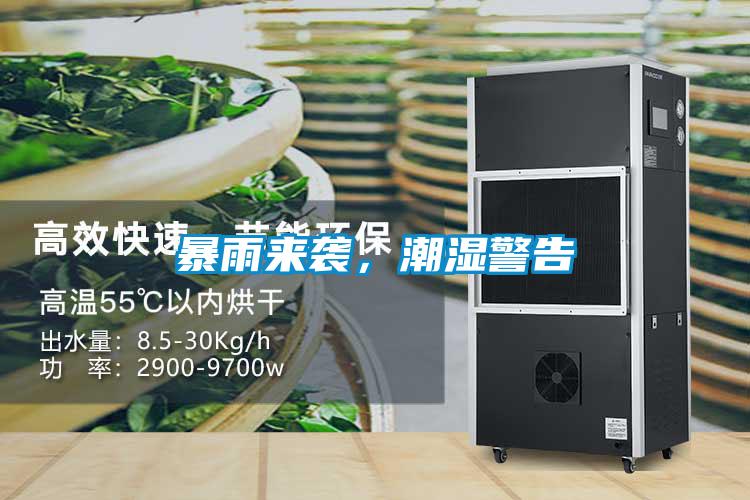 暴雨來襲，潮濕警告