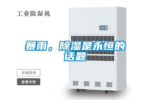 暴雨，除濕是永恒的話題