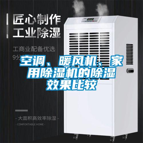 空調(diào)、暖風(fēng)機(jī)、家用除濕機(jī)的除濕效果比較