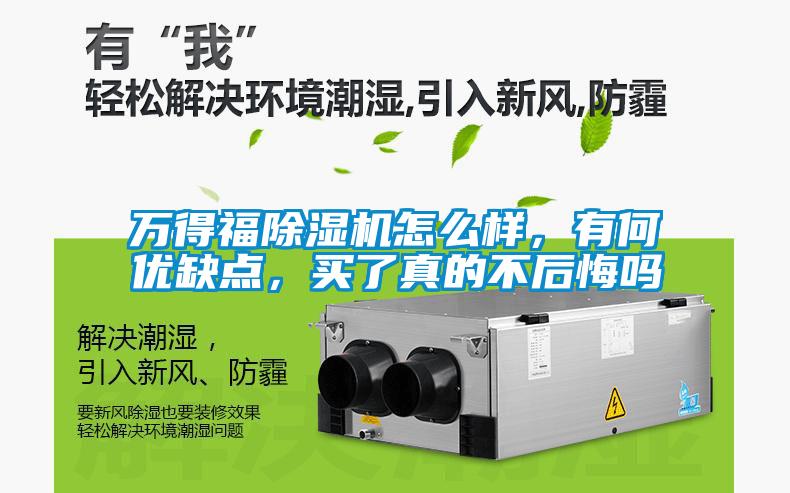萬得福除濕機怎么樣，有何優(yōu)缺點，買了真的不后悔嗎