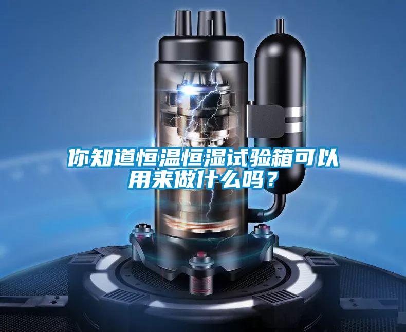 你知道恒溫恒濕試驗箱可以用來做什么嗎？