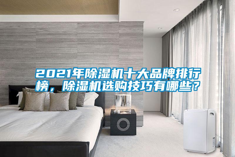 2021年除濕機十大品牌排行榜，除濕機選購技巧有哪些？