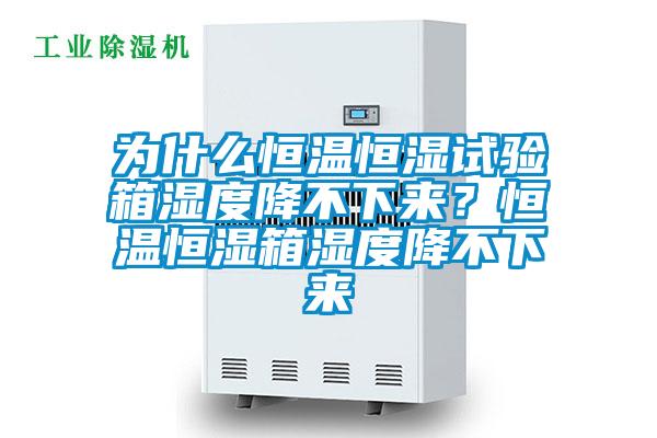 為什么恒溫恒濕試驗(yàn)箱濕度降不下來？恒溫恒濕箱濕度降不下來