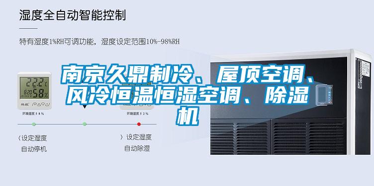 南京久鼎制冷、屋頂空調(diào)、風冷恒溫恒濕空調(diào)、除濕機