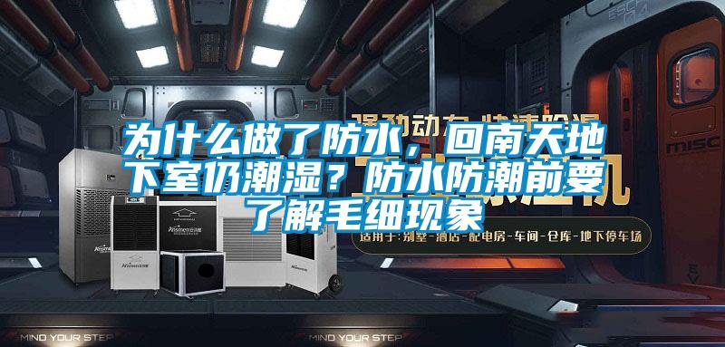 為什么做了防水，回南天地下室仍潮濕？防水防潮前要了解毛細現象