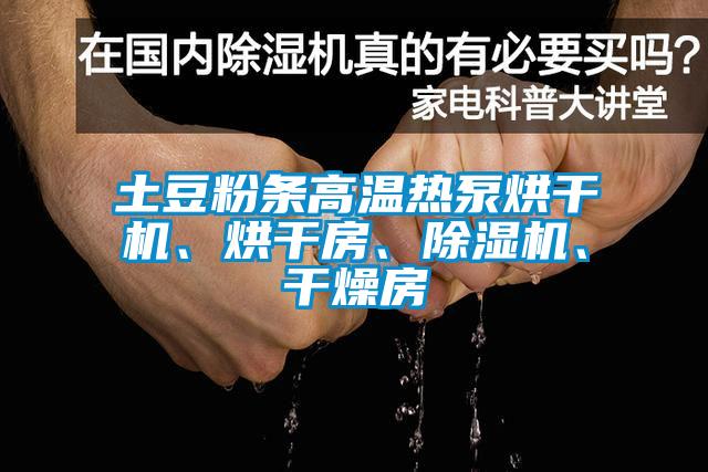 土豆粉條高溫熱泵烘干機、烘干房、除濕機、干燥房