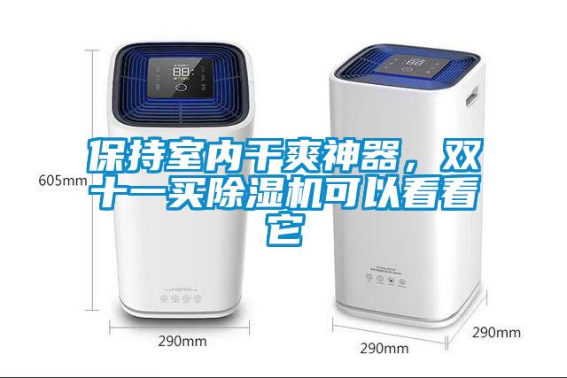 保持室內(nèi)干爽神器，雙十一買除濕機(jī)可以看看它