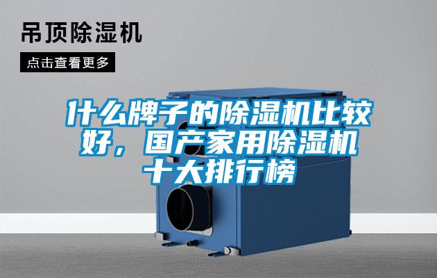 什么牌子的除濕機(jī)比較好，國產(chǎn)家用除濕機(jī)十大排行榜