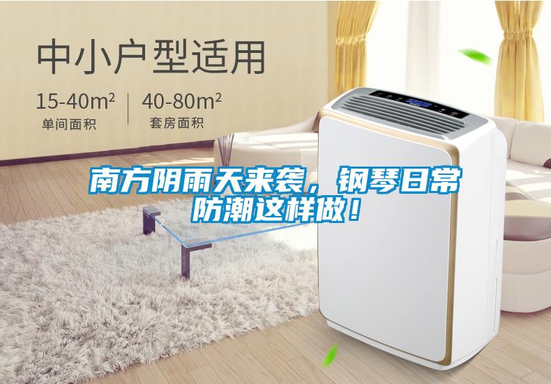南方陰雨天來襲，鋼琴日常防潮這樣做！