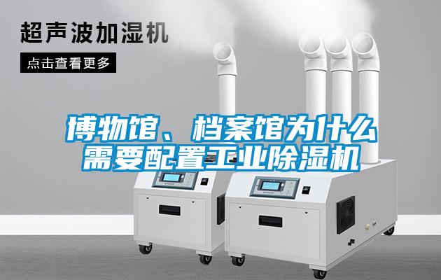 博物館、檔案館為什么需要配置工業(yè)除濕機