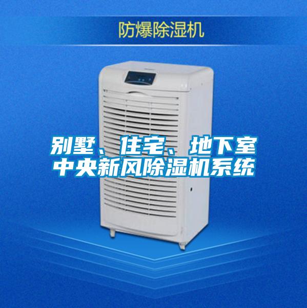 別墅、住宅、地下室中央新風(fēng)除濕機(jī)系統(tǒng)
