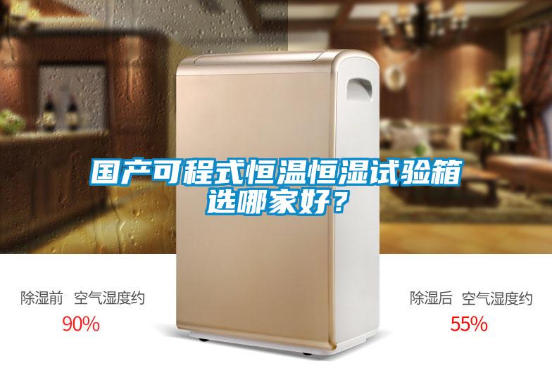 國產(chǎn)可程式恒溫恒濕試驗箱選哪家好？