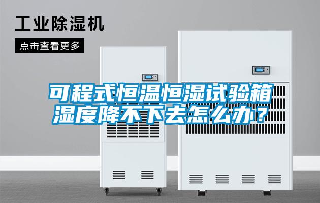 可程式恒溫恒濕試驗(yàn)箱濕度降不下去怎么辦？