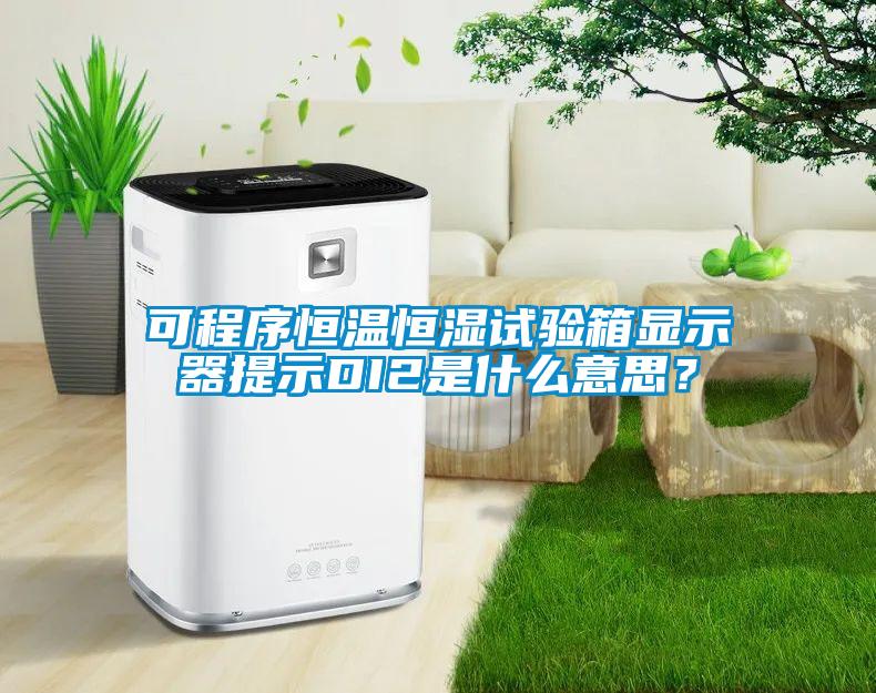 可程序恒溫恒濕試驗(yàn)箱顯示器提示DI2是什么意思？