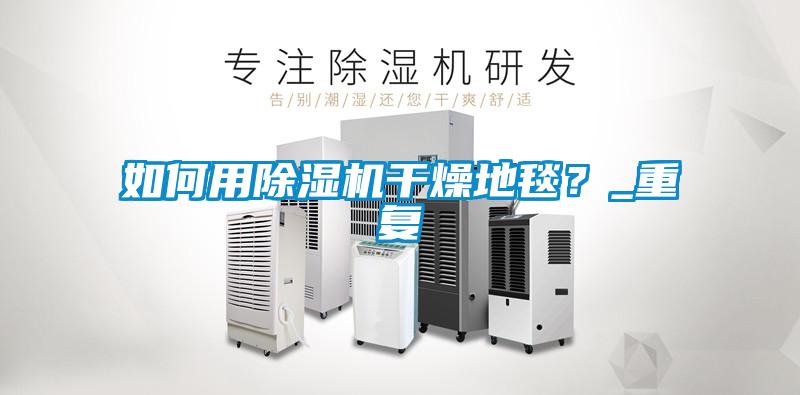 如何用除濕機(jī)干燥地毯？_重復(fù)