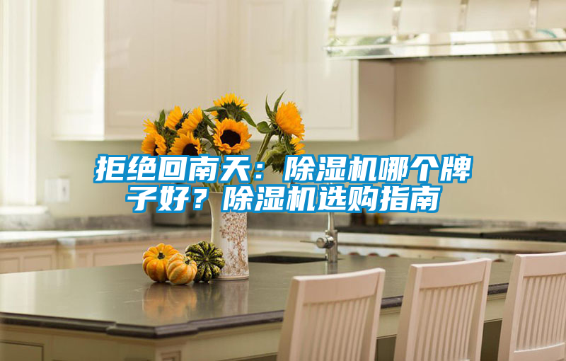 拒絕回南天：除濕機(jī)哪個(gè)牌子好？除濕機(jī)選購指南