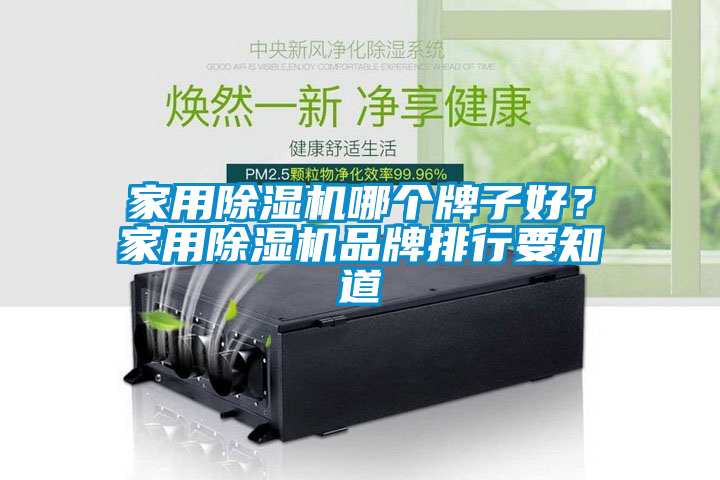 家用除濕機(jī)哪個牌子好？家用除濕機(jī)品牌排行要知道