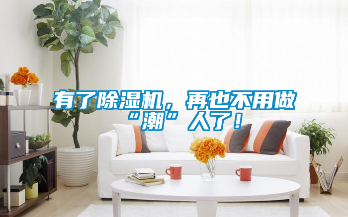 有了除濕機(jī)，再也不用做“潮”人了！