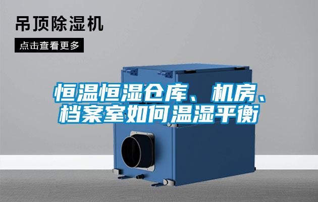 恒溫恒濕倉庫、機(jī)房、檔案室如何溫濕平衡