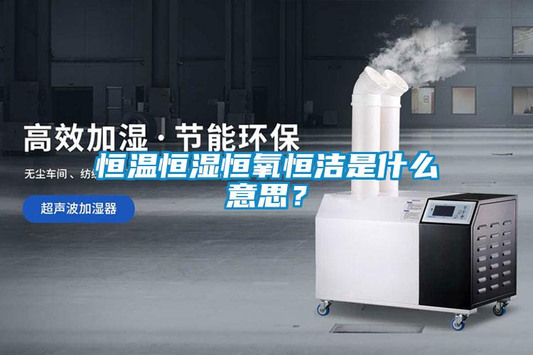 恒溫恒濕恒氧恒潔是什么意思？