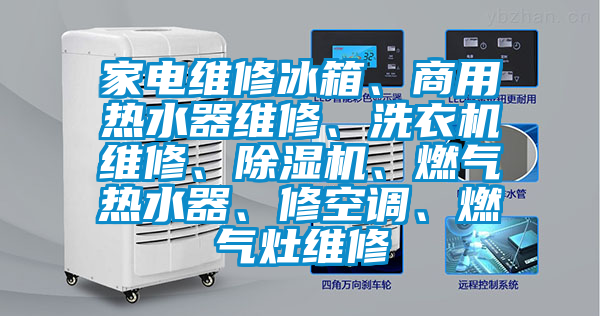 家電維修冰箱、商用熱水器維修、洗衣機維修、除濕機、燃氣熱水器、修空調、燃氣灶維修