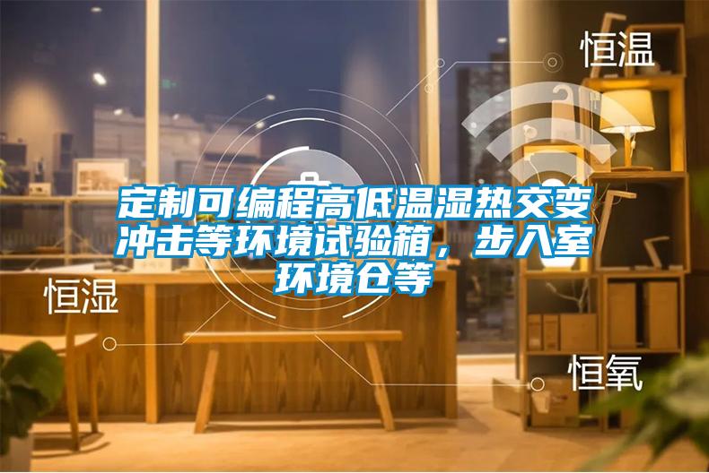 定制可編程高低溫濕熱交變沖擊等環(huán)境試驗箱，步入室環(huán)境倉等