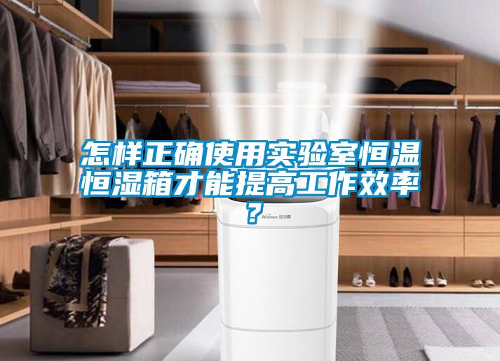 怎樣正確使用實(shí)驗(yàn)室恒溫恒濕箱才能提高工作效率？