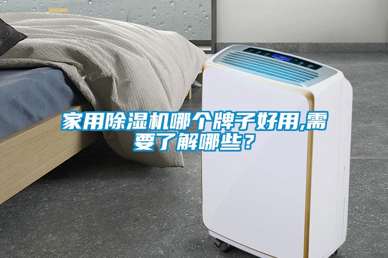 家用除濕機哪個牌子好用,需要了解哪些？
