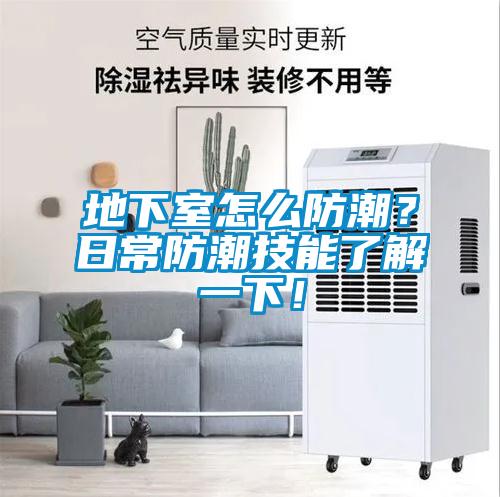 地下室怎么防潮？日常防潮技能了解一下！