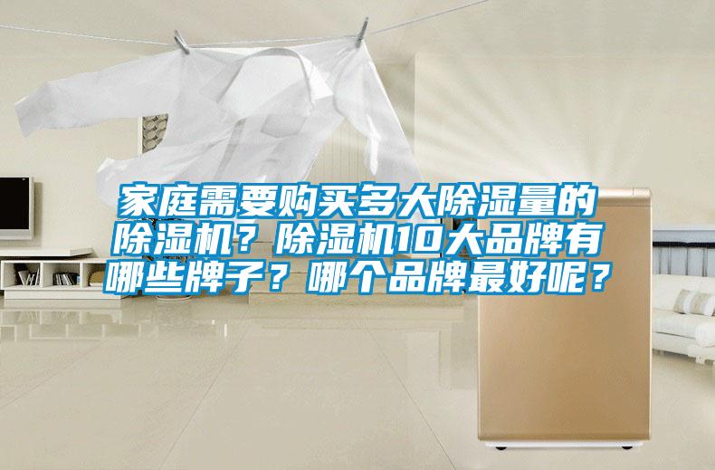 家庭需要購買多大除濕量的除濕機？除濕機10大品牌有哪些牌子？哪個品牌最好呢？