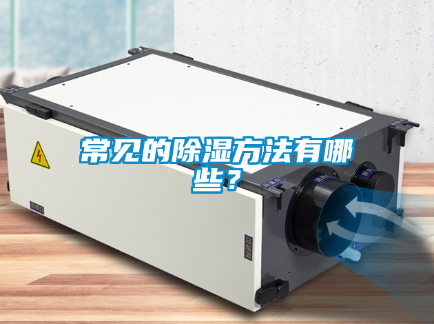 常見的除濕方法有哪些？