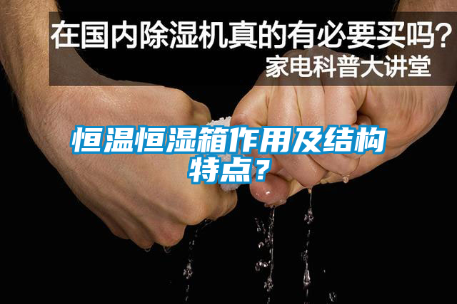 恒溫恒濕箱作用及結(jié)構(gòu)特點？