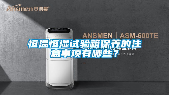 恒溫恒濕試驗(yàn)箱保養(yǎng)的注意事項(xiàng)有哪些？