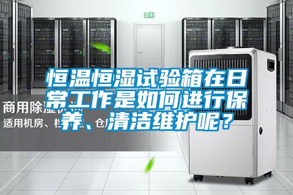 恒溫恒濕試驗箱在日常工作是如何進行保養(yǎng)、清潔維護呢？