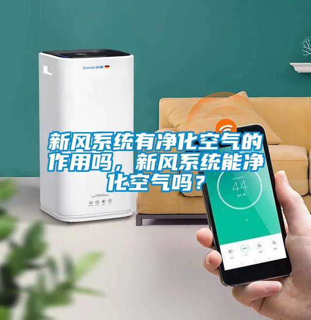 新風(fēng)系統(tǒng)有凈化空氣的作用嗎，新風(fēng)系統(tǒng)能凈化空氣嗎？