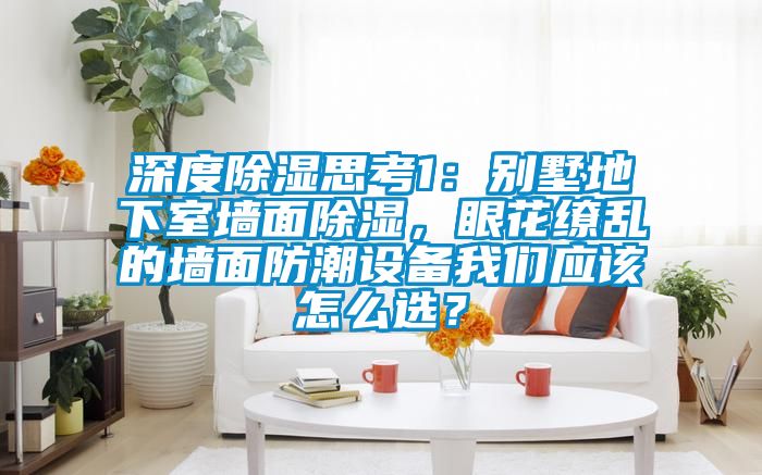 深度除濕思考1：別墅地下室墻面除濕，眼花繚亂的墻面防潮設(shè)備我們應(yīng)該怎么選？